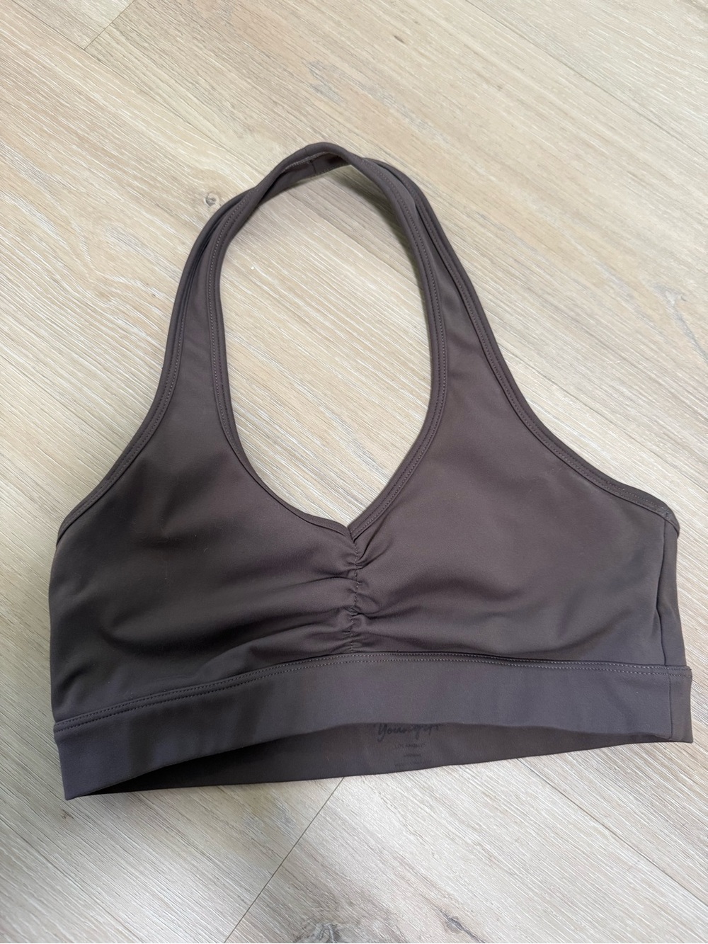 YoungLA Chocolate Brown Racerback Sports Bralette